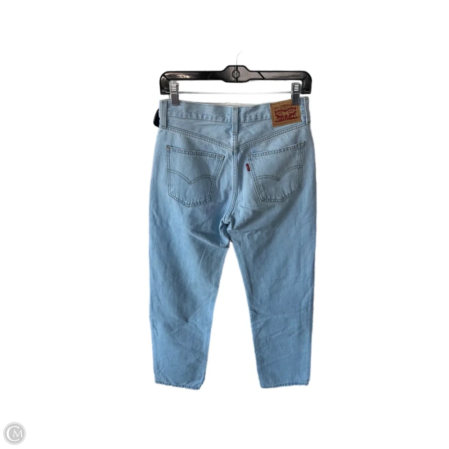 Jeans Straight By Levis In Blue Denim, Size: 2