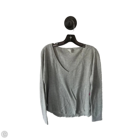 Top Long Sleeve By Lucky Brand In Grey, Size: M