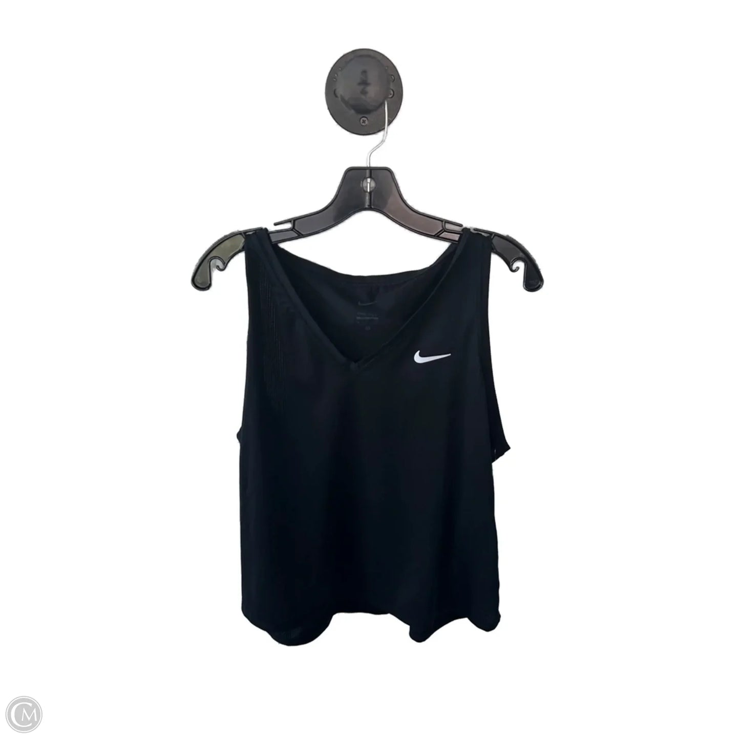 Athletic Tank Top By Nike Apparel In Black, Size: Xl