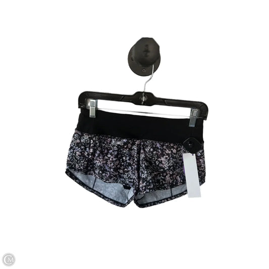 Athletic Shorts By Lululemon In Black, Size: 2