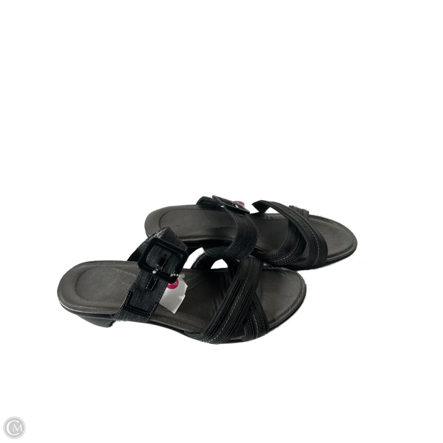 Sandals Heels Block By Naot In Black, Size: 11