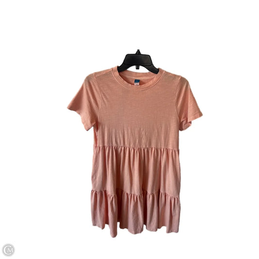 Dress Casual Short By Old Navy In Peach, Size: Xs