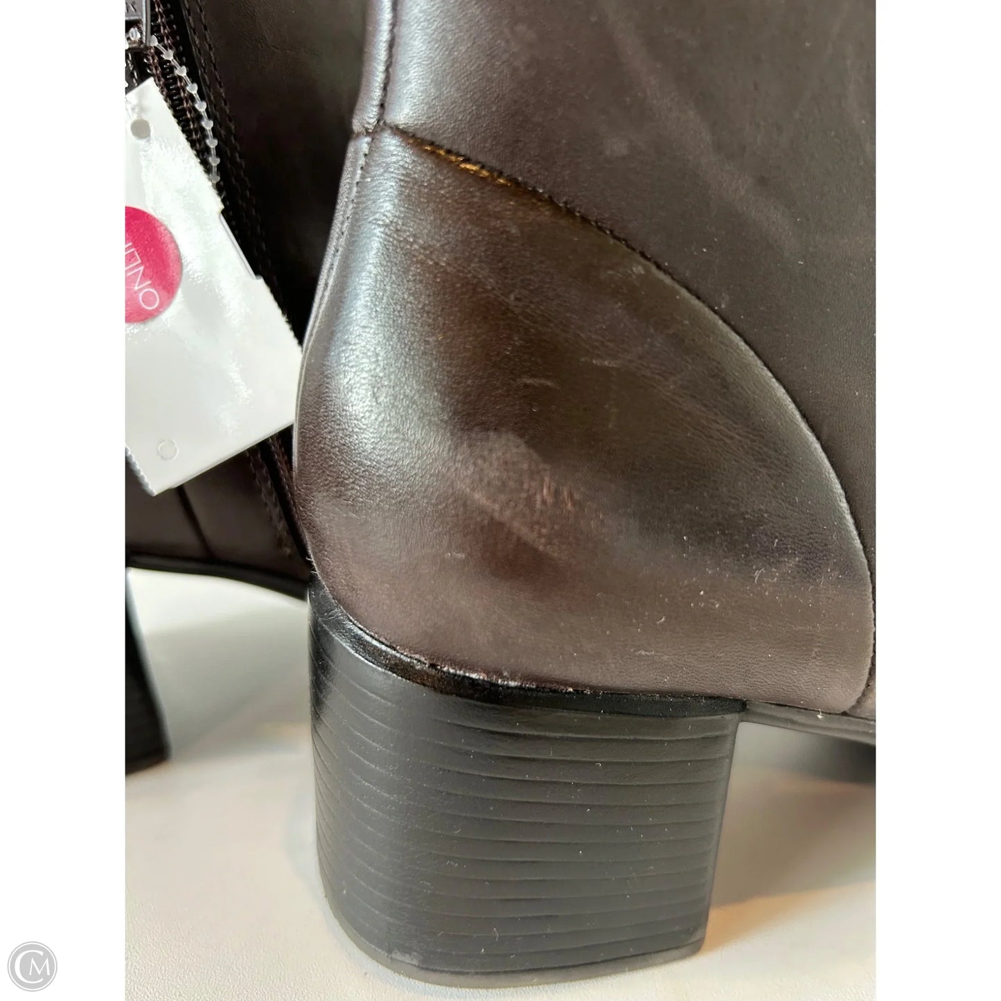 Boots Ankle Heels By White Mountain In Brown, Size: 10