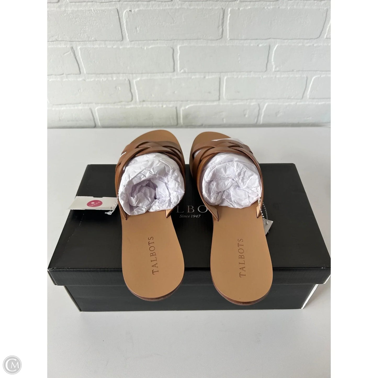 Sandals Flats By Talbots In Brown, Size: 10