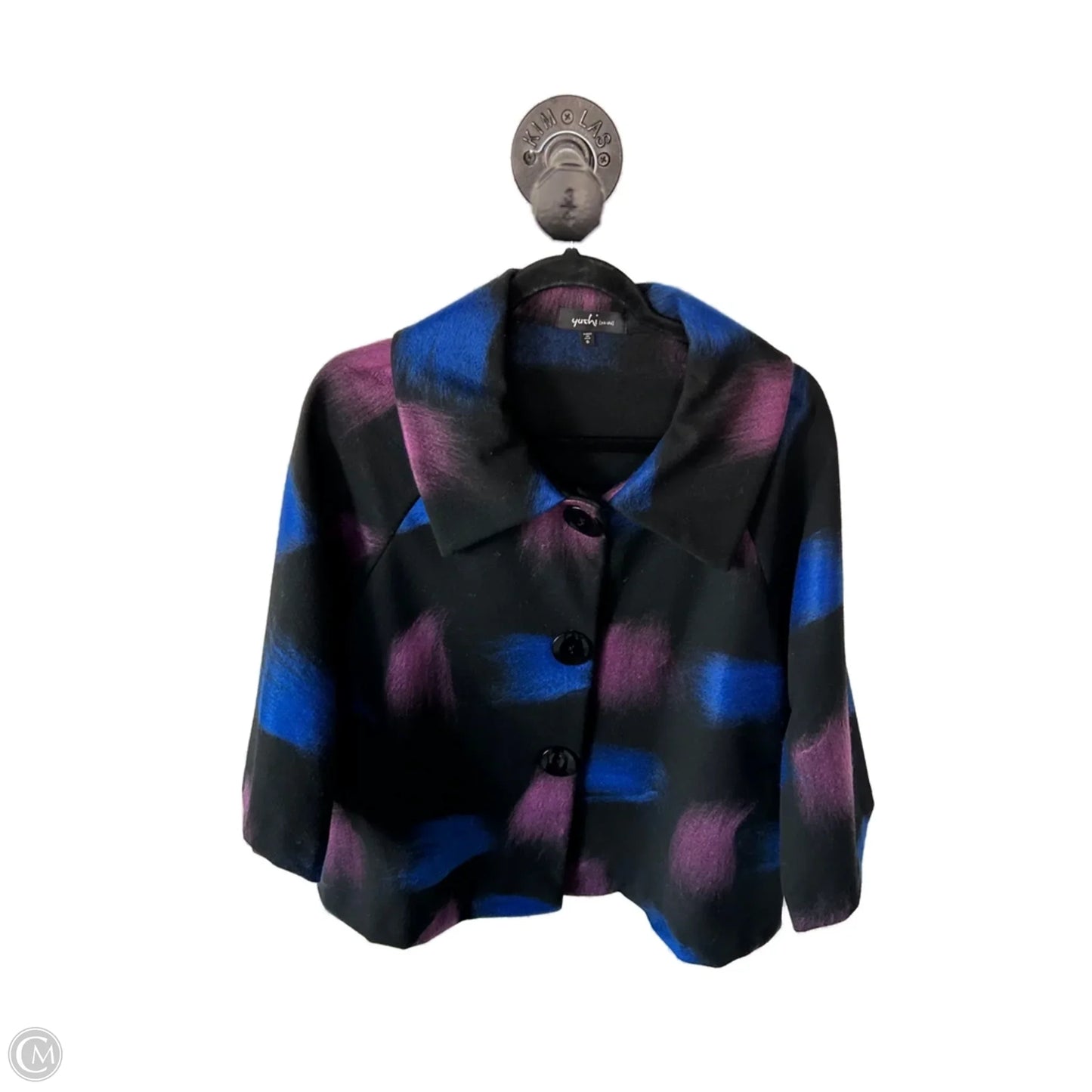 Jacket Other By Clothes Mentor In Black & Blue, Size: S