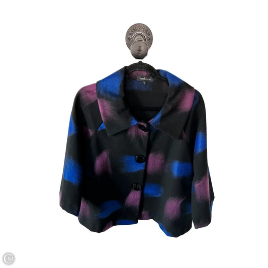 Jacket Other By Clothes Mentor In Black & Blue, Size: S