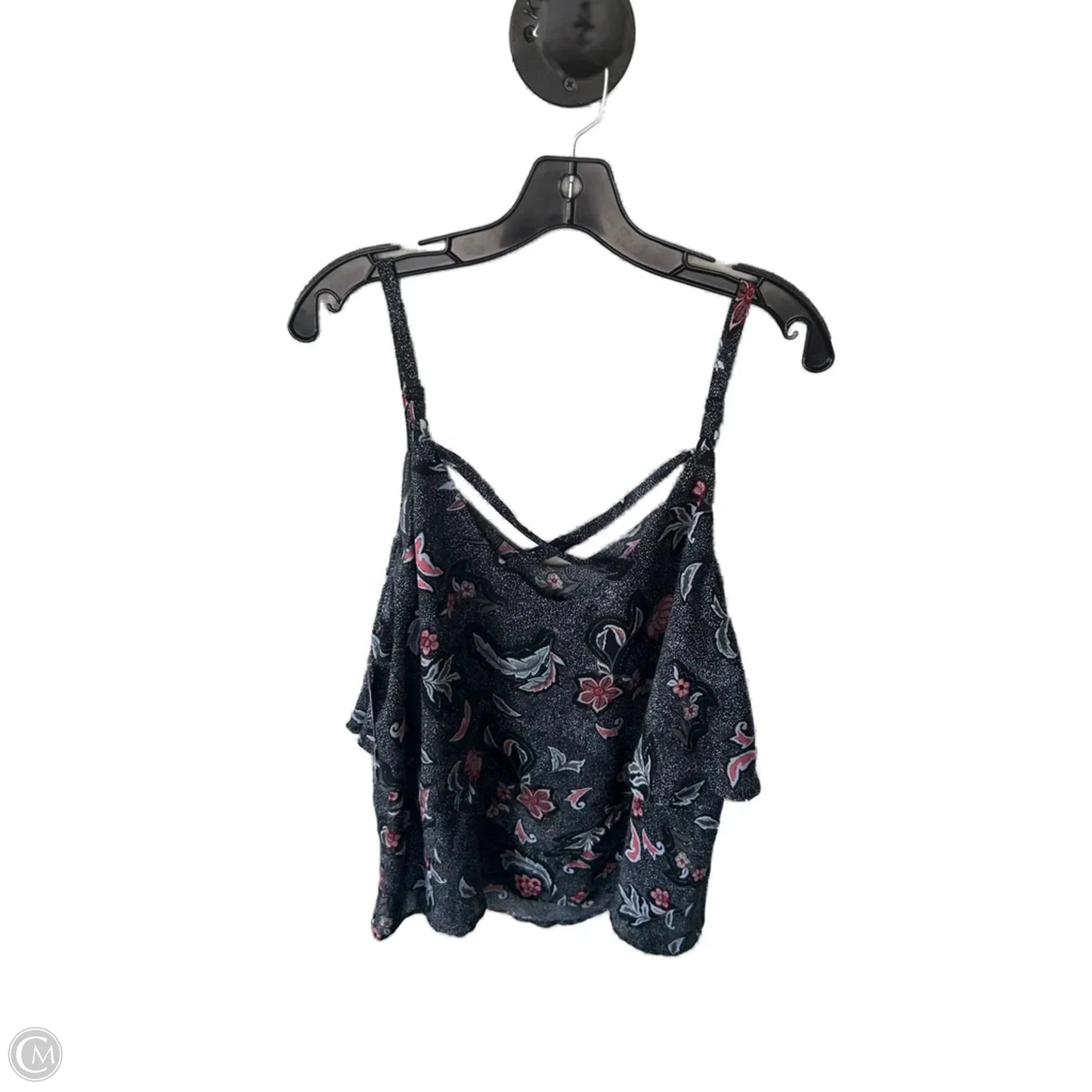 Top Sleeveless By Torrid In Black & White, Size: 1x