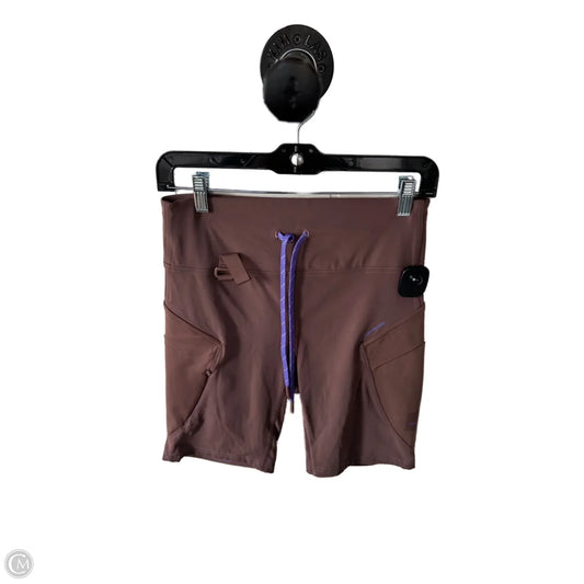 Athletic Shorts By Lululemon In Brown, Size: 8