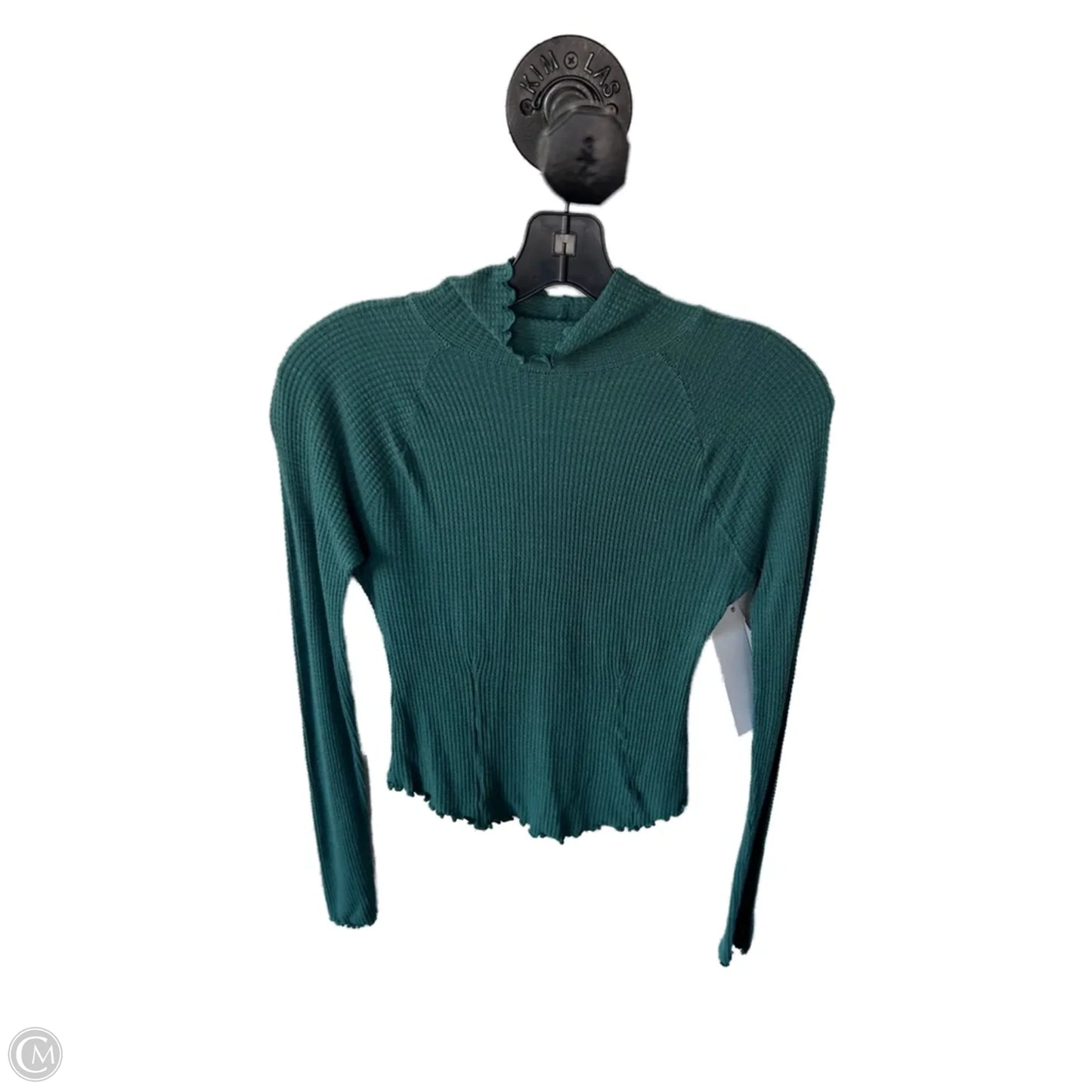 Top Long Sleeve By Free People In Green, Size: Xs