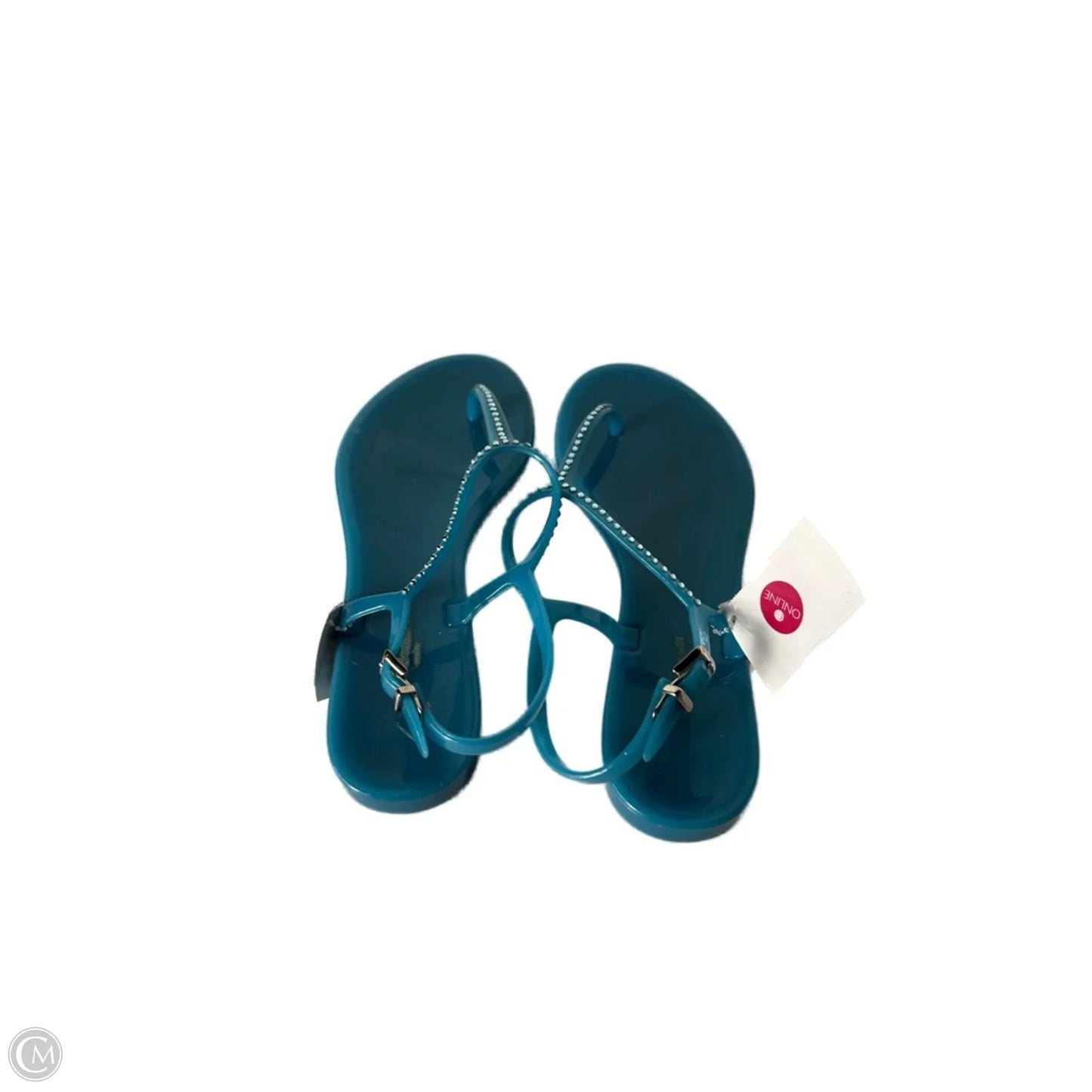 Sandals Flats By Lk Bennett In Blue, Size: 6.5