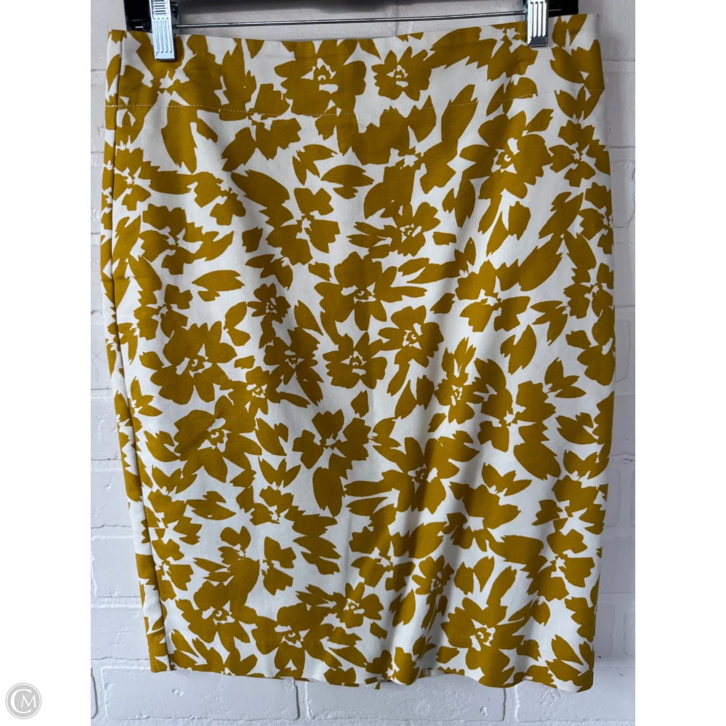 Skirt Mini & Short By Loft In Yellow, Size: 4