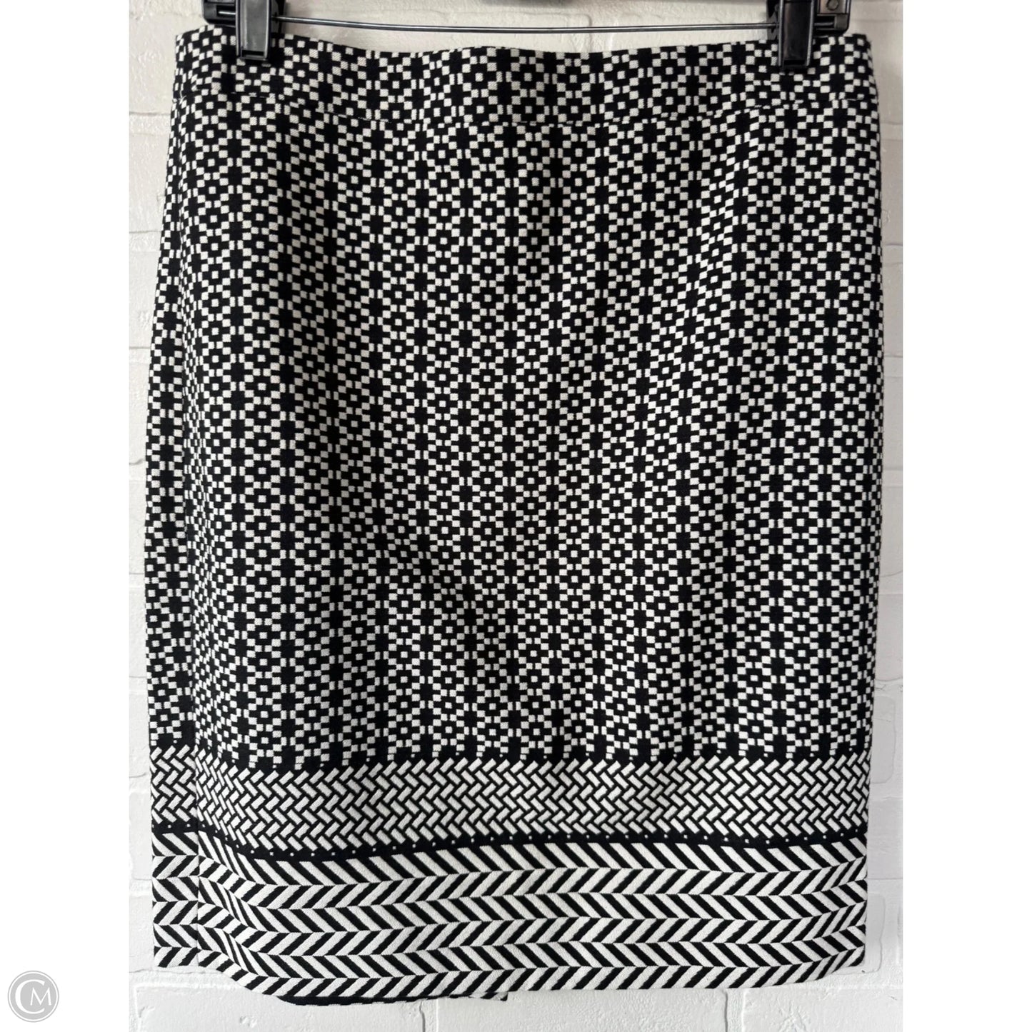 Skirt Mini & Short By J. Crew In Black & White, Size: 6