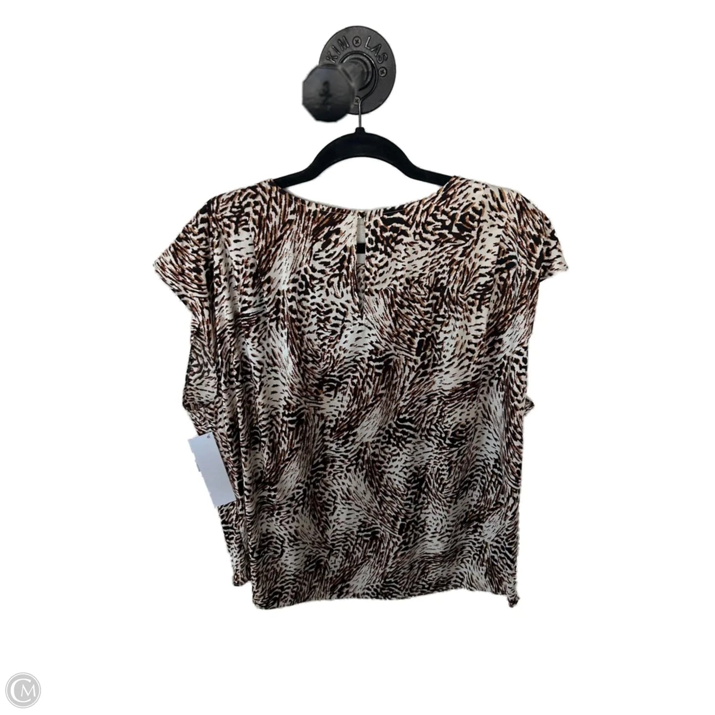 Top Sleeveless By Express In Black & Cream, Size: Xl