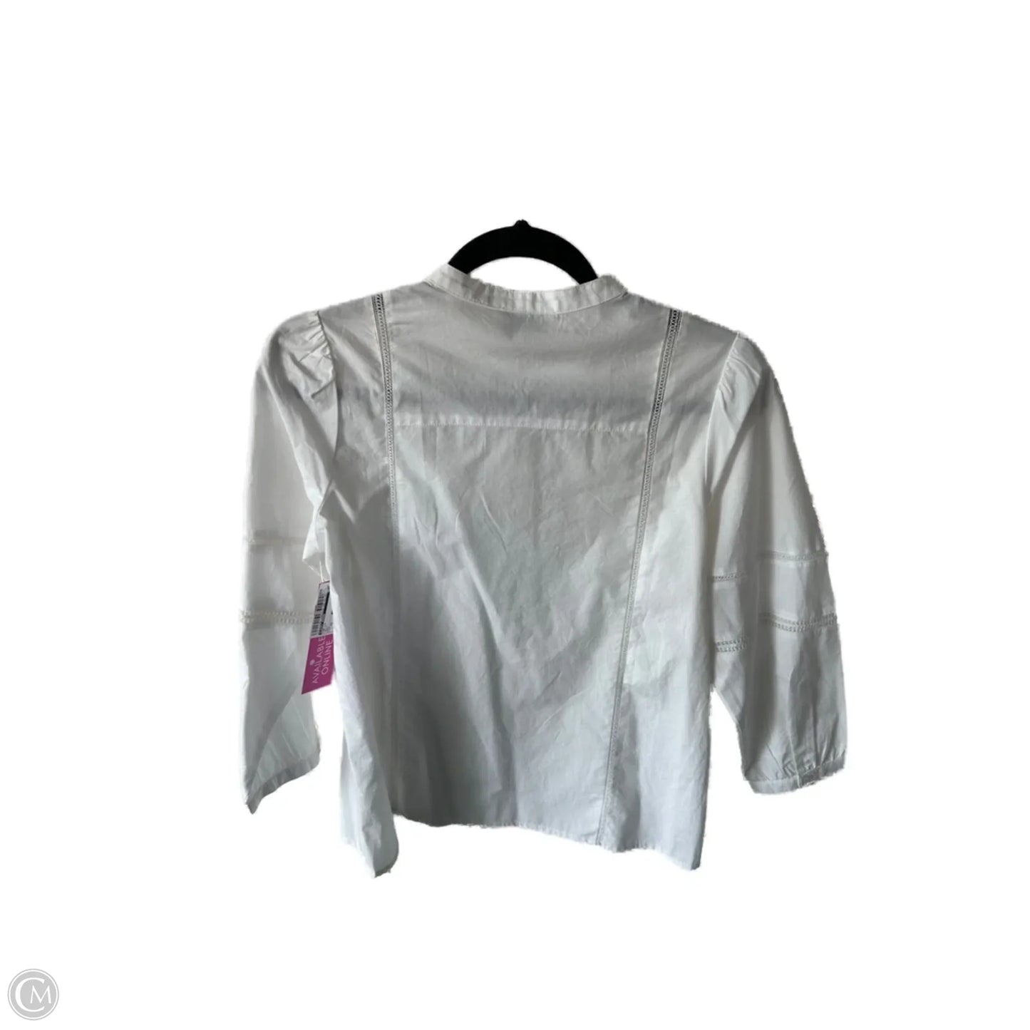 Top Long Sleeve By Lucky Brand In White, Size: Xs