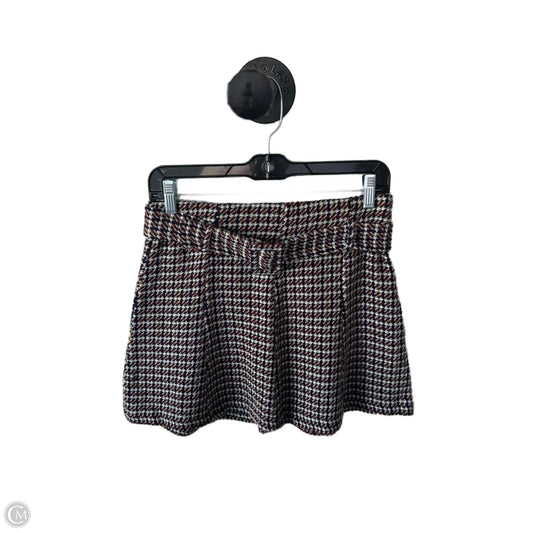 Skirt Mini & Short By Zara In Black & White, Size: 8