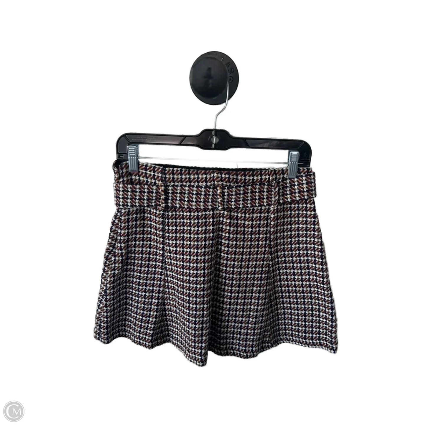 Skirt Mini & Short By Zara In Black & White, Size: 8