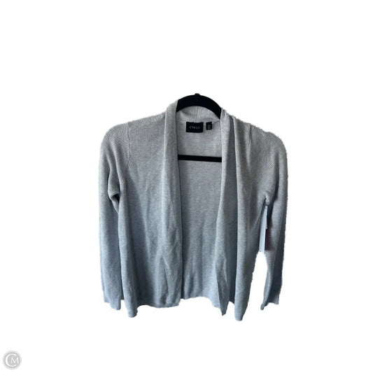 Sweater Cardigan By Cyrus Knits In Grey, Size: Xs