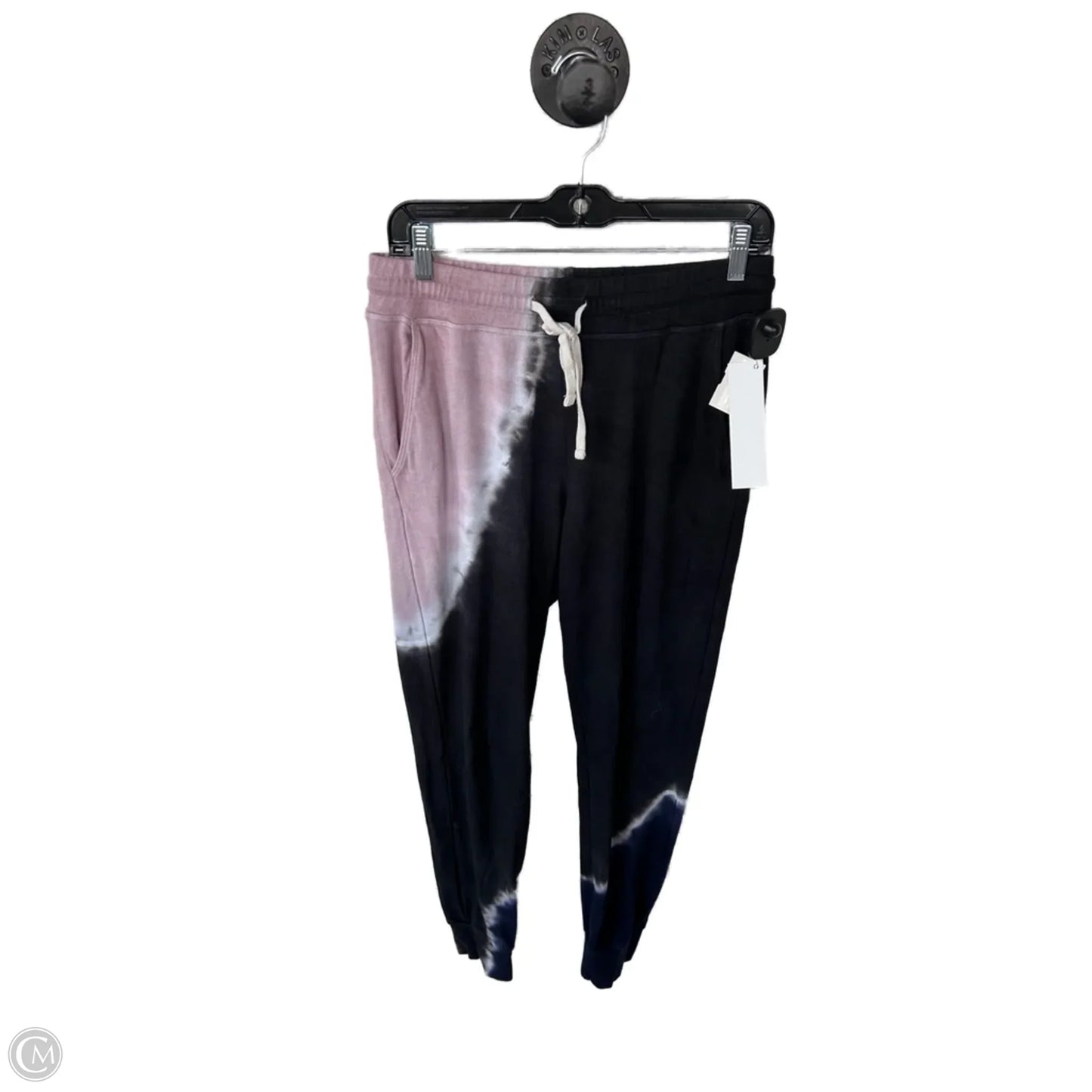 Pants Joggers By Sundry In Black & Pink, Size: 4
