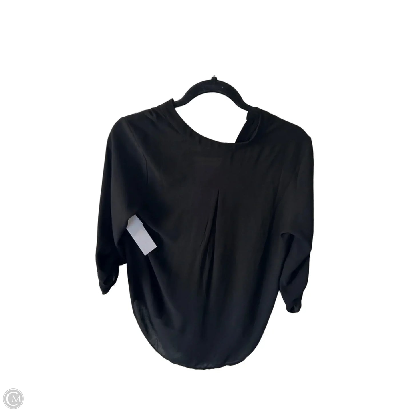 Top 3/4 Sleeve By Allison Joy In Black, Size: S