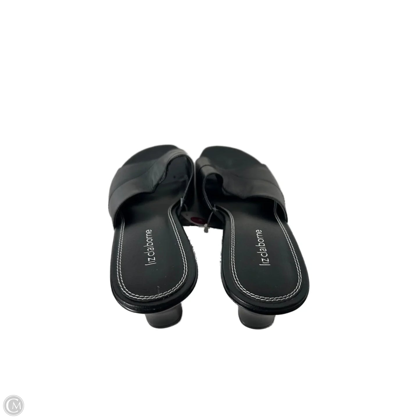 Sandals Heels Wedge By Liz Claiborne In Black, Size: 8