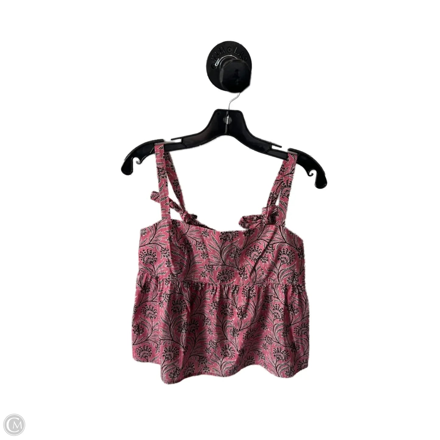 Top Sleeveless By J. Crew In Brown & Pink, Size: M