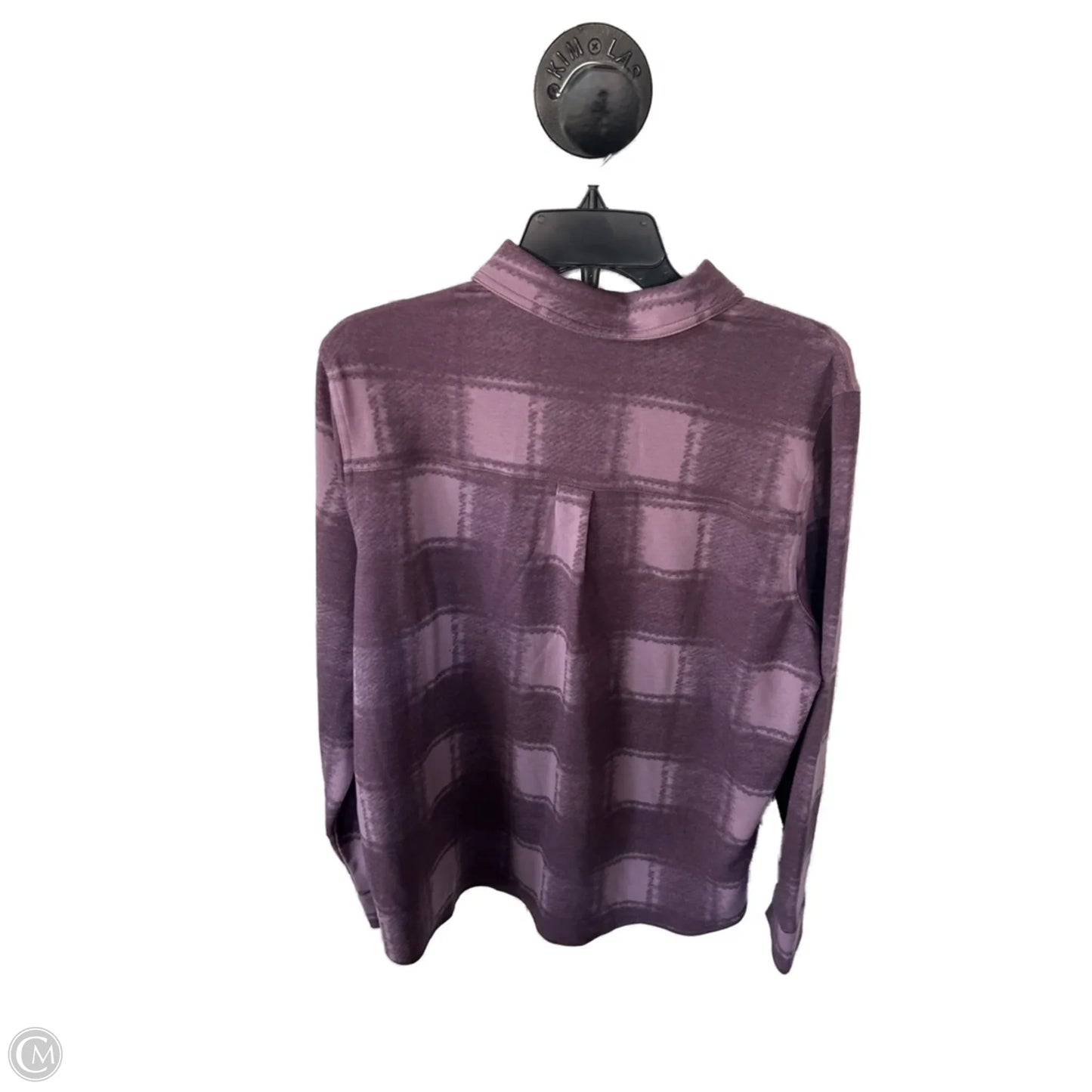 Top Long Sleeve By 32 Degrees In Pink & Purple, Size: L