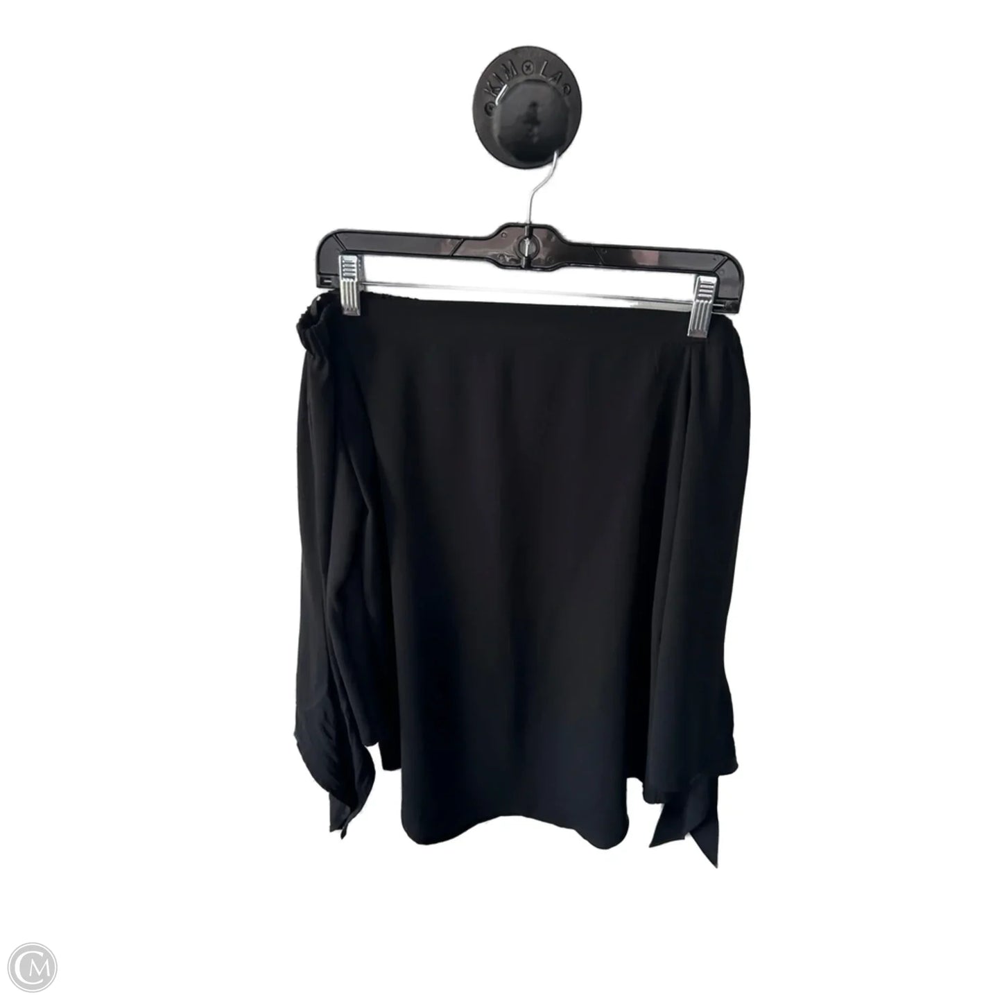 Top Long Sleeve By Chicos In Black, Size: S