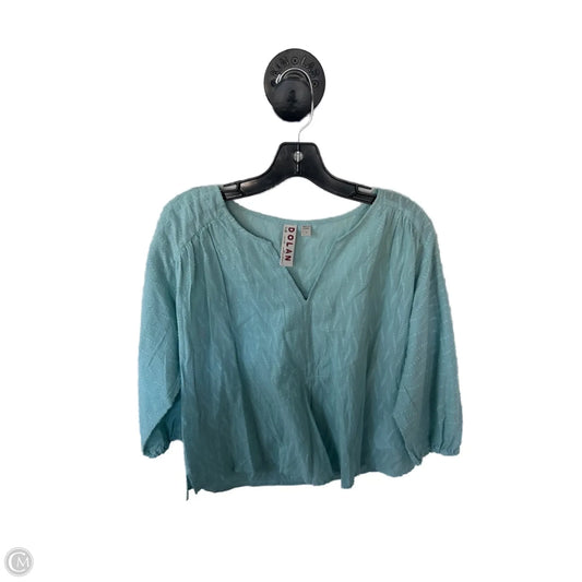 Top Long Sleeve By Dolan Left Coast In Blue, Size: S