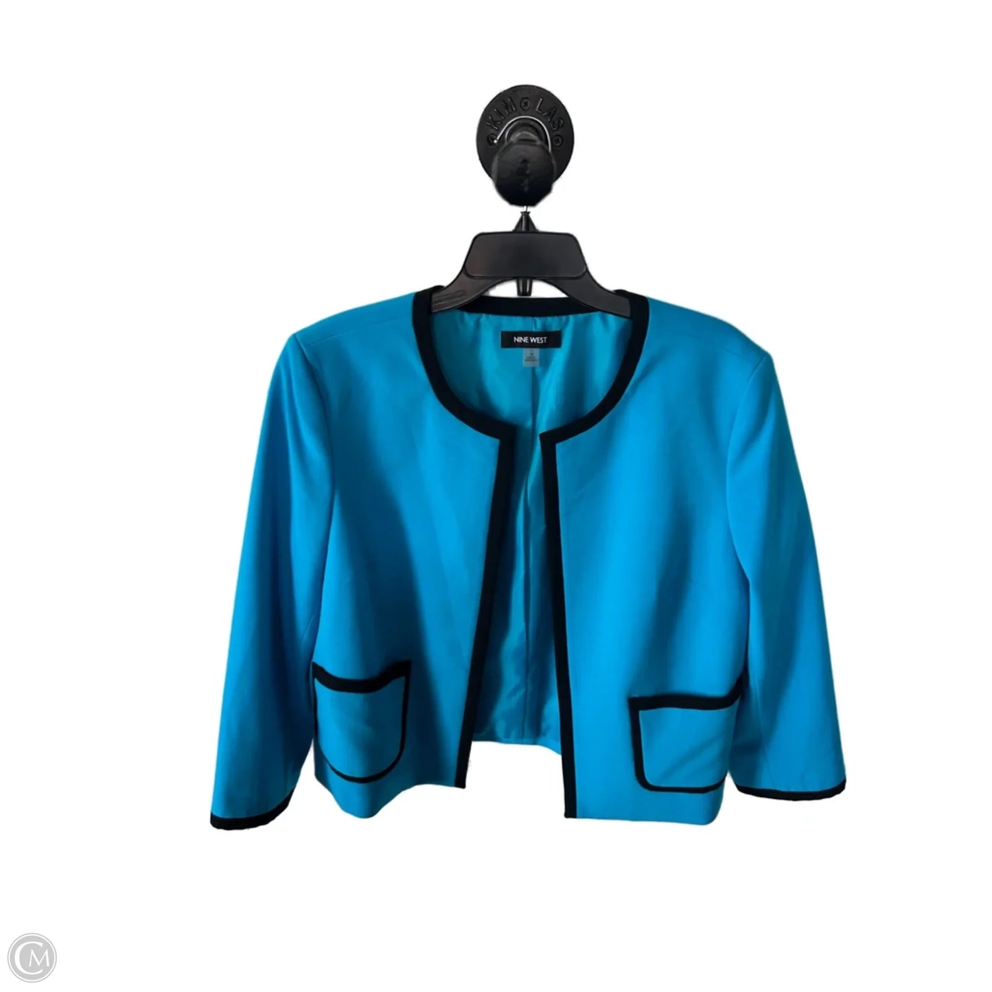 Blazer By Nine West Apparel In Blue, Size: Xl