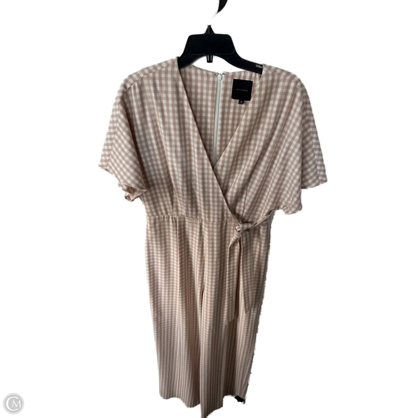 Jumpsuit By Alex Marie In Tan & White, Size: M