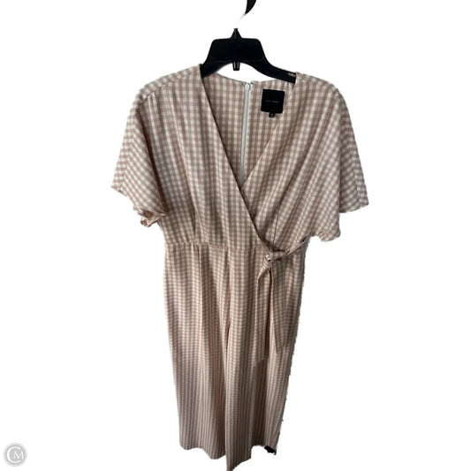 Jumpsuit By Alex Marie In Tan & White, Size: M