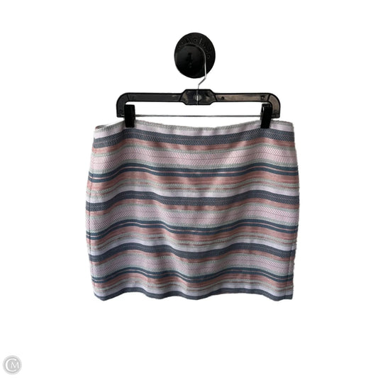 Skirt Mini & Short By Loft In Blue & Pink, Size: 14