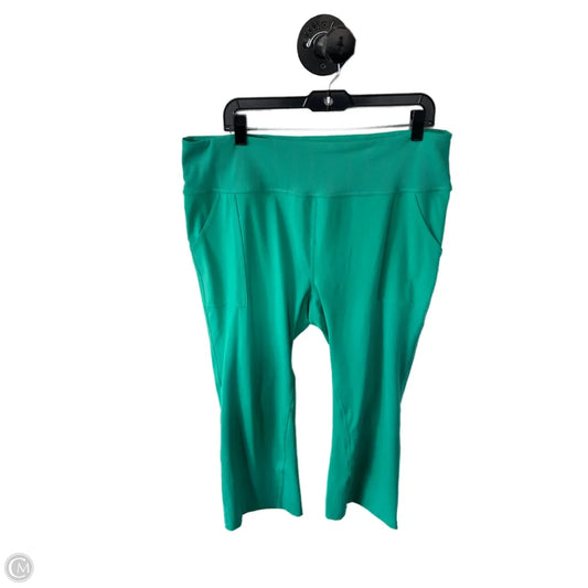 Athletic Pants By Zella In Green, Size: 18