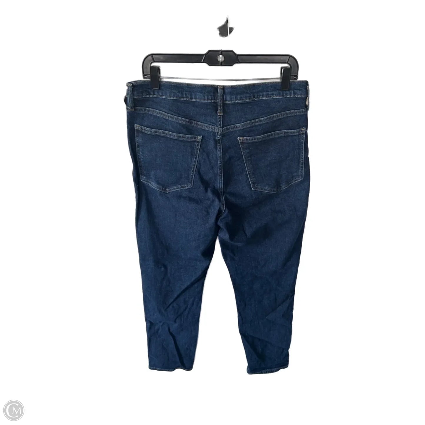 Jeans Straight By Gap In Blue Denim, Size: 12