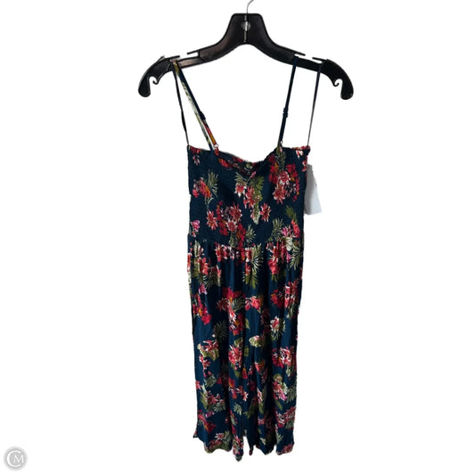 Jumpsuit By Ambiance Apparel In Blue & Red, Size: M