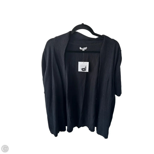 Sweater Cardigan By Croft And Barrow In Black, Size: 2x