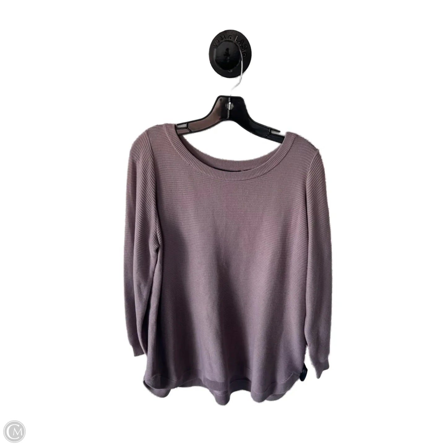 Sweater By Cyrus Knits In Purple, Size: 1x