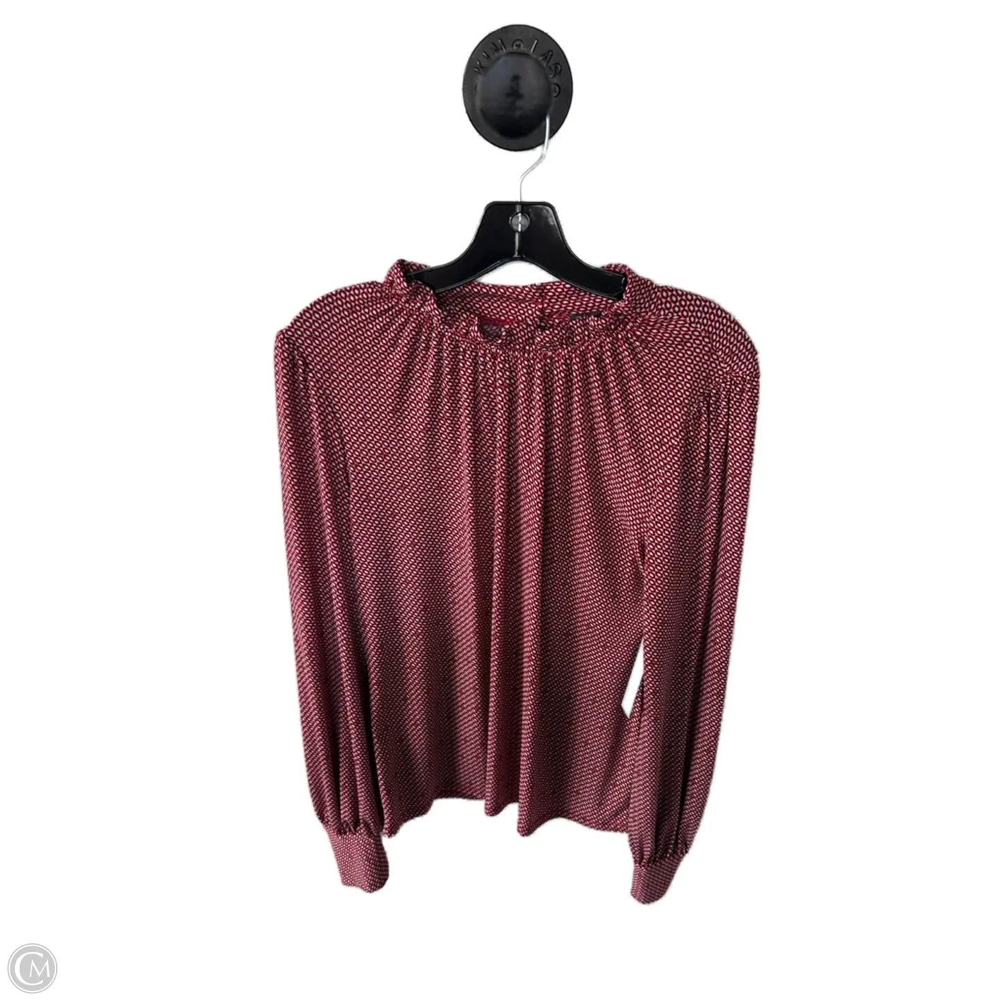Top Long Sleeve By Adrianna Papell In Red, Size: M