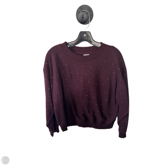 Sweatshirt Crewneck By A New Day In Purple, Size: L