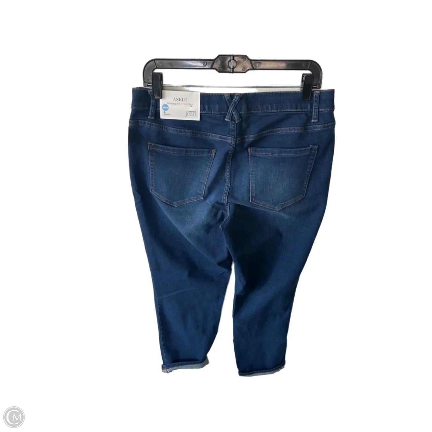 Jeans Skinny By Christopher And Banks In Blue Denim, Size: 8