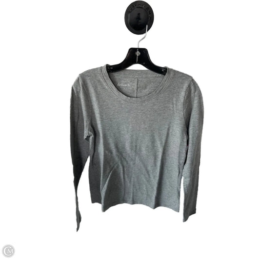 Top Long Sleeve Basic By J. Crew In Grey, Size: S