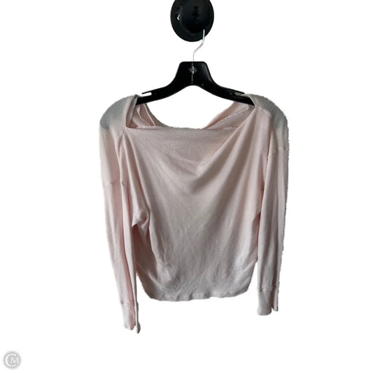 Top Long Sleeve By Michael Stars In Pink, Size: Xs