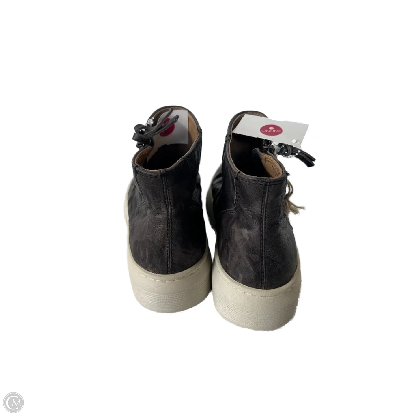 Boots Ankle Flats By Sofft In Grey, Size: 7.5