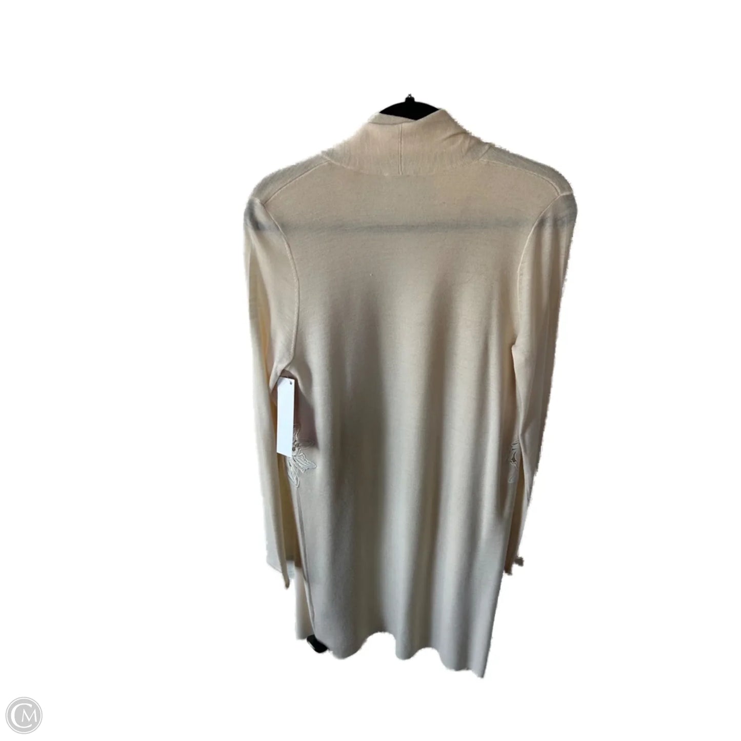 Sweater Cardigan By Elie Tahari In Cream, Size: S