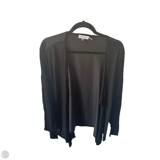 Cardigan By Calvin Klein In Black, Size: 3x