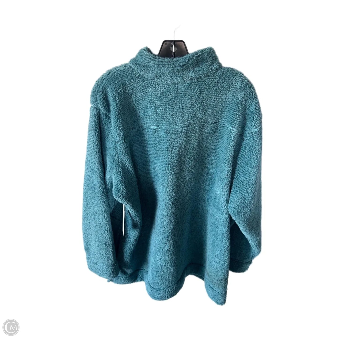 Jacket Fleece By Soft Surroundings In Blue, Size: 2x