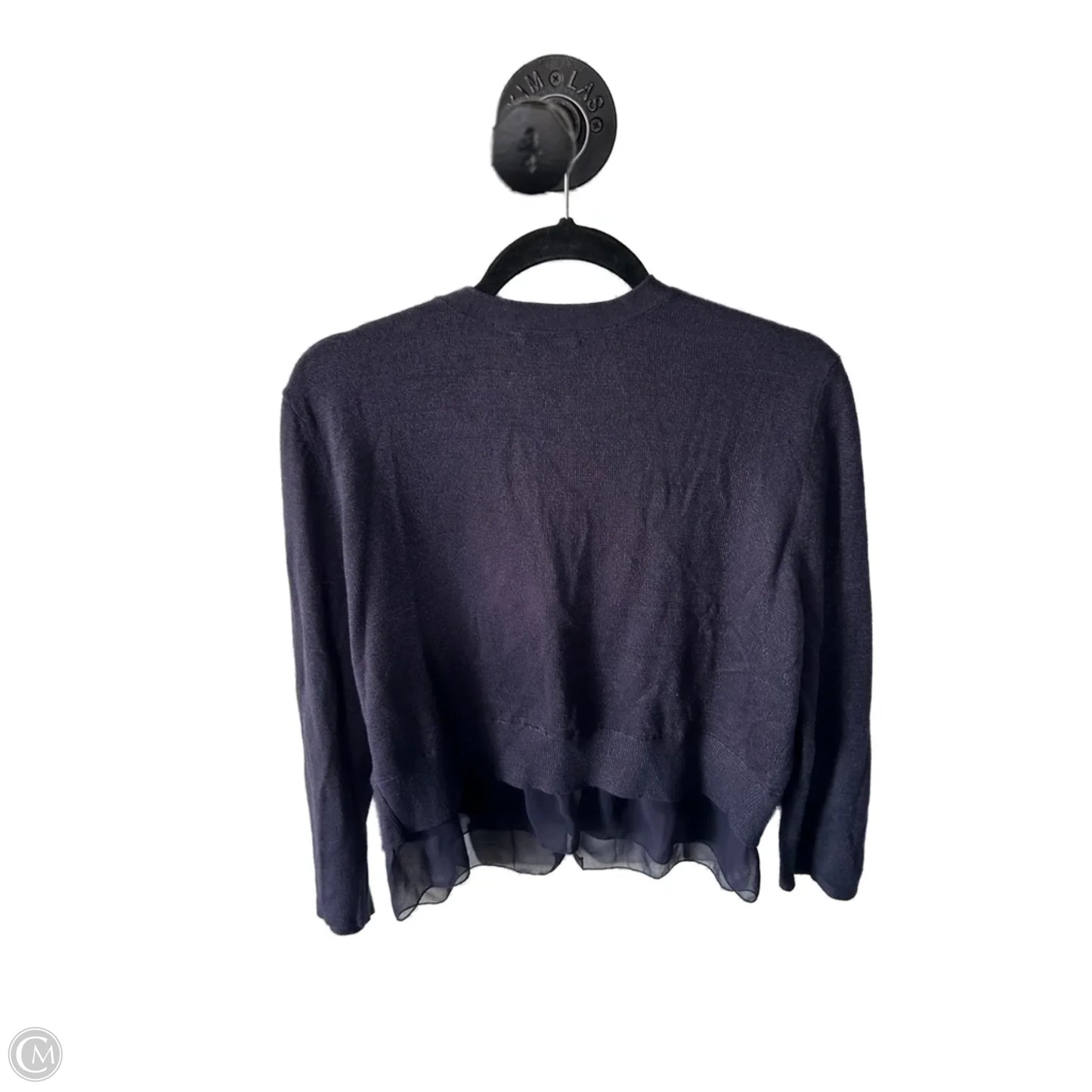 Sweater Cardigan By Nic + Zoe In Blue, Size: Xl