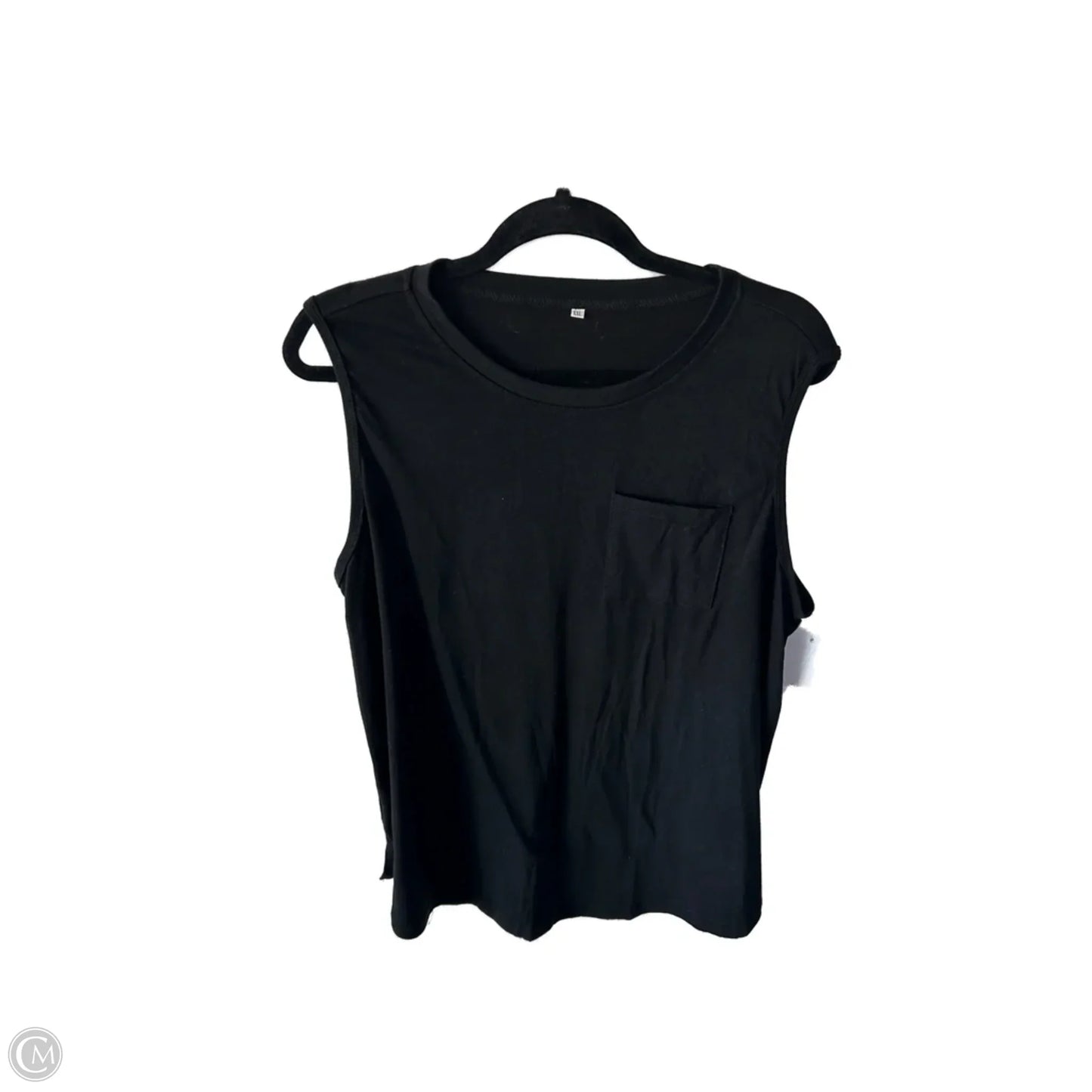 Top Sleeveless Basic By Clothes Mentor In Black, Size: Xxl