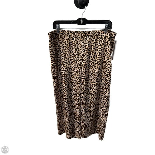 Pants Wide Leg By A New Day In Black & Cream, Size: 12