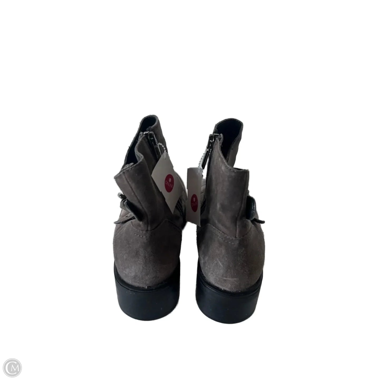 Boots Ankle Heels By Aquatalia In Brown, Size: 7.5
